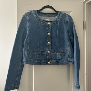 J. Crew Denim Lady Jacket, US8